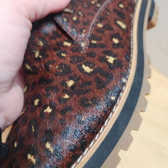 Madewell The Wren Boot in Painted Leopard Calf Hair. Women's size 7.5. - Picture 3 of 16